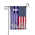 thumbnail image 5 of Flag American Half Greek Flag Greek American Friendship Greece U.S.A Patriotic Proud Garden Flag, Double-Sided Decorative Outdoor Flag, Patriotic Polyester Yard Flag 12 x 18 in, 5 of 5