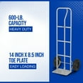 thumbnail image 2 of Strongway Steel Hand Truck, 600-Lb. Capacity, 2 of 9
