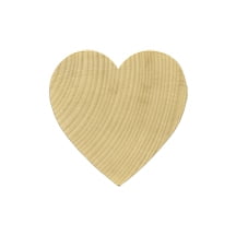 500 Pcs Hearts 1-1/4" tall x 1-1/4" wide x 1/8" thickOur hardwood hearts are ready to paint and decorate.