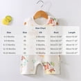 thumbnail image 3 of Nilvkv Newborn Onesies, Newborn Sleepers, Toddler Creative Print Sleeveless Snap Front Romper Lightweight Summer White 6-12 Months, 3 of 5