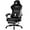 Bright Black, variant on Dowinx Gaming Chair, Fabric Gaming Chairs for Adults with Pocket Spring Cushions and Lumbar Support, Ergonomic Massage Office Chair High Back with Footrest and Linkage Armrests, Black