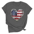 thumbnail image 3 of Goodtrade8 Short Sleeve Shirts for Women Red White and Blue Casual Pullover USA Years Anniversary Summer 4th of July Graphic Fashion Patriotic Womens Tops Independence Day, 3 of 8