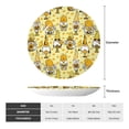 thumbnail image 2 of Salouo Garden Honeybee Gnomes Pattern Bone China Decorative Plate,Holiday Decor Decorative Ceramic Plates with Stand Elegant Home DéCor for Hallway/Living Room/Bedroom-7in, 2 of 6
