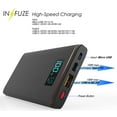 thumbnail image 3 of Power Bank Portable Fast Charger - 10000mAh External Battery [QUICK CHARGE 2.0/3.0] with 2 Ports [1x USB 1x Type-C] and EASY TO READ LED DISPLAY for Sonim XP8, XP10, XP5plus, 3 of 10