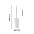 thumbnail image 4 of Toilet Brush and Holder Set with Drip Tray | Toilet Bowl Brush & Toilet Bowl Cleaner Brush Combo | Bathroom Cleaning Organizer | Strong Bristles | Easy Maintenance | Xuniizn, 4 of 7