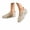 Khaki, variant on Womens Espadrilles on Shoes Stylish Lace Casual Loafers Lightweight Sneakers Comfortable Summer Flat Shoes for Office, Work, Walking(Black,7.5)