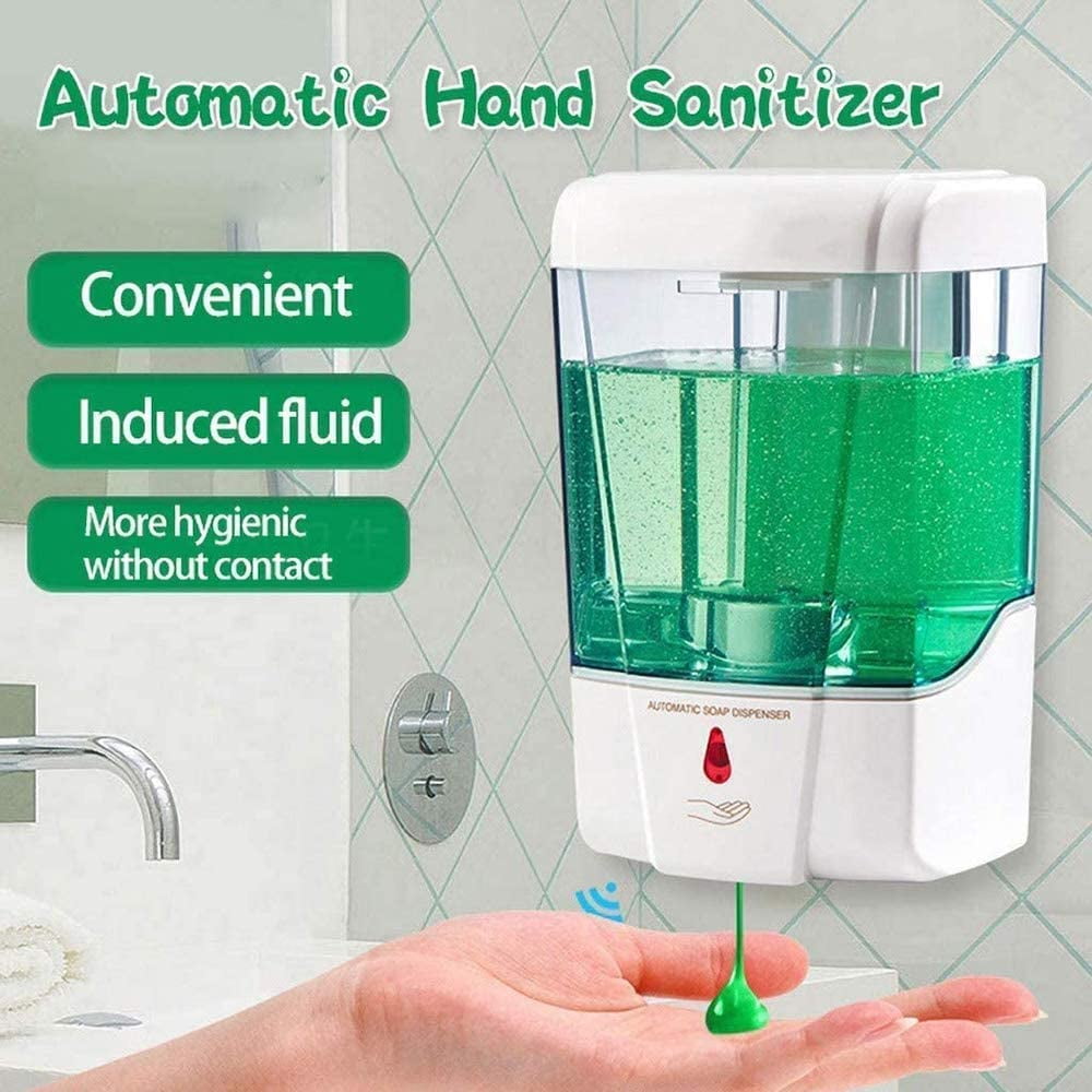 700ml Auto Induction Soap Dispenser Sterilize I Sensor Touchless Wal