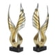 thumbnail image 1 of Estatua Con Alas ANGGREK Resina Escultura de Arte Abstracto, 1 of 8
