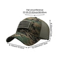 thumbnail image 7 of Jiibva American Flag Embroidered Baseball Cap Men USA Flag Net Hat Lightweight Baseball Hat Breathable Climbing Hiking Cap for Man, 7 of 7