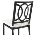 thumbnail image 3 of Chambers 7Pc Outdoor Metal Dining Set Creme/Matte Black - Table & 6 Chairs, 3 of 17