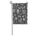 thumbnail image 1 of SIDONKU Rock N Roll Endless Hand Drown from Black Pop Culture Garden Flag Decorative Flag House Banner 28x40 inch, 1 of 2