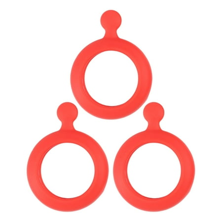 Rooha 3Pcs Fishing Reel Wire Cup Belt Silicone Wire Cup Mouth Prevent Collision Protection Cover Spinnings Reel Handle Belt Accessory