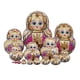 thumbnail image 4 of Juguete hecho a mano de muñecas anidadas de 15 capas de madera,Apilamiento anidado conjunto decoración del hogar,Muñecas anidadas Matryoshka rusa Regalos de Zulema Muñeca rusa, 4 of 8