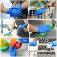 thumbnail image 5 of Nitrile Gloves,Hizek 4 Mils 100 Pcs Nitrile Disposable Gloves,Powder Free,Latex Free,Soft Industrial Gloves,Cleaning Glove for Family Use,S,M,L,XL, 5 of 8