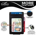 thumbnail image 2 of Money Clip Leather Wallet For Men Slim Front Pocket RFID Blocking Card Holder With Super Strong Magnetic, 2 of 5