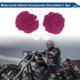 thumbnail image 2 of Accesorios de Casco de Motocicleta Decoración Orejas de Oso Redondas para Cascos de Motocicleta Bicicleta Esquí Rosa Rojo Pegatina 1 Juego, 2 of 6