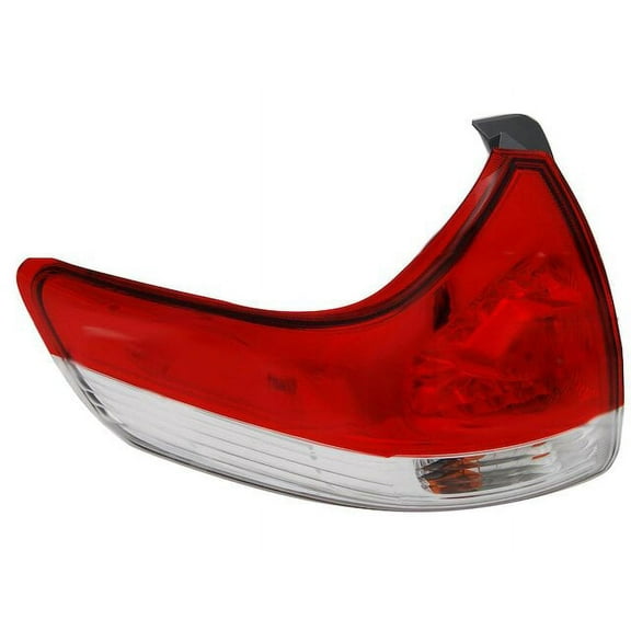 Left Outer Tail Light Assembly - Compatible with 2011 - 2014 Toyota Sienna 2012 2013