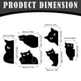 thumbnail image 3 of ​​GiLiling 6 Pieces Assorted Cute Black Cat Book Markers Clip Set, Professional Assorted Book Clip System Reading Annotation Equipment Elegant Bookmarkers for Library Novel Enthusiast, 3 of 8
