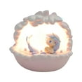 thumbnail image 1 of Shell Mermaid Star Light LED Desk Lamp Sea Princess Creative Decoration Night Light Gift For Girl, 1 of 9