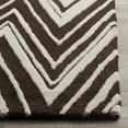 thumbnail image 3 of SAFAVIEH Cambridge Sam Geometric Wool Area Rug, Brown/Ivory, 4' x 6', 3 of 8