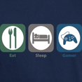 thumbnail image 3 of CafePress - Eat Sleep Gamer T Shirt - Men's Classic Graphic Cotton T-Shirt, 3 of 4