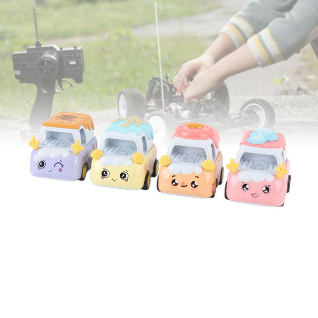 Pull Back Cars,Alloy Friction Powered Pull Back Trucks Toy Vehicles for Kids