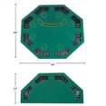 thumbnail image 2 of 48-Inch Poker Table Top and 500 Chips Set – Foldable Topper with Space for 8 Players and Poker Chip Set with Case, Cards, and More by Trademark Poker, 2 of 4