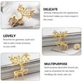 thumbnail image 2 of Gymnture 6Pcs Christmas Reindeer Brooch Pin Christmas Jewelry Gifts (Colorful), 2 of 9