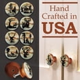 thumbnail image 2 of Twisted R Design Woodland Kitchen Cabinet Knobs, Decorative Deer Drawer Pulls, Rustic Animal Cabinet Handles, Set of 8 Dresser Knobs for Bathroom, Bedroom or Drawer Knobs, 2 of 5