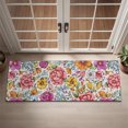 thumbnail image 2 of Pioneer Flower Floral Print Pattern Door Rugs,Washable Non Slip Door Mats Indoor,Decorative Door Mats,Entry Mat Indoor for Entrance,Bedroom,Kitchen,Bathroom,16"x47", 2 of 6