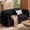 Black, variant on Love Seat Couches for Small Spaces Noelse Soft Modular Sectional Sofa with Double Layer Upholstered Seat Cushion Pet Friendly Cloud Couch with 2 Pillows for Living Room Bedroom and Apartment, Orange