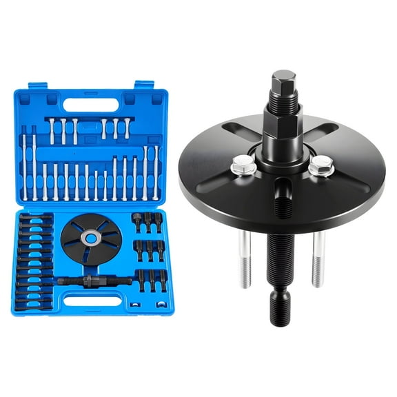 VEVOR Harmonic Balancer Puller Removal & Install Tool Kit, All-Steel Harmonic Balancer Installer Set Tool Kit for Removing and Installing of Balancers, Flywheels, Crankshaft Pulleys, Steering Wheels