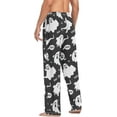 thumbnail image 6 of Top-kevin Christmas Snowflakes Pajama Pants White Black Texture Lounge Sleepwear PJs Men's Pajama Bottoms Lightweight Sleep Pants S, 6 of 11
