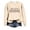 Beige, variant on Grandma Sweatshirt For Women Fall Crew Neck Sweatshirts No Hood Happiness Is Being A Grandma Thin Jacket Women Drawstring Sweatshirt