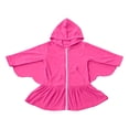 thumbnail image 7 of WhouRiu Girls Knit Cover Up Dress Fashion Graphic Long Sleeve Hooded Zip Up Dresses With Pockets Kids Comfortable Cute Casual Wear,2-3 Years, 7 of 7