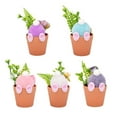 thumbnail image 7 of Easter Bunny Mini Planter Adorable Rabbit Pot Ideal Tray Ornament For Home Style, 7 of 7