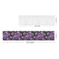 thumbnail image 2 of Christmas Table Runner | Purple Snow | Holiday Dinner Table Decor, 2 of 5
