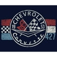 thumbnail image 2 of Men's General Motors Chevrolet 1953 Corvette Pull Over Hoodie Navy Blue Large, 2 of 4