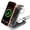 Black and Gray, variant on Wireless Charger for iPhone, 3 in 1 Charging Station for iPhone Devices, 15W Fast Wireless Charger Stand for iPhone 16 15 14 13 12 Pro Max, Charging Pad for AirPods 3/2/Pro, iWatch 9/8/7/6/SE/5/4