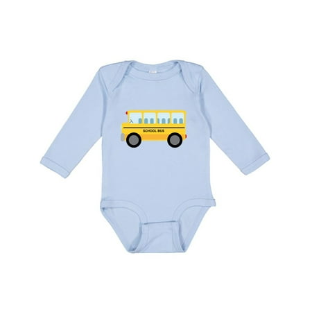 

Inktastic School Bus Gift Baby Boy or Baby Girl Long Sleeve Bodysuit