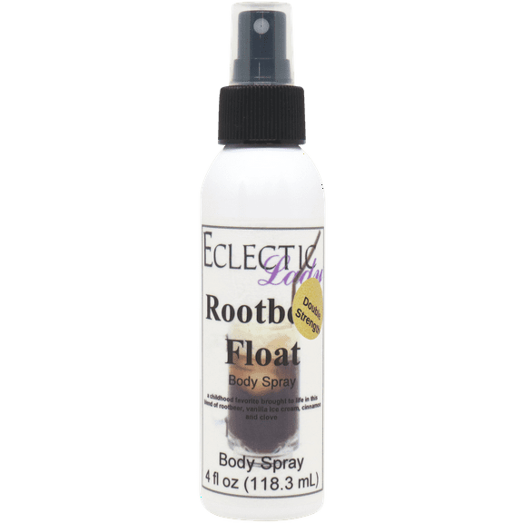 Rootbeer Float Body Spray, Eclectic Lady, Hydrating Mist, Unisex (Double Strength), 4 oz