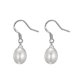 thumbnail image 3 of Pendientes colgantes de perlas de agua dulce naturales en forma de lágrima para mujer, dorados, 3 of 4