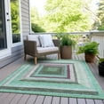 thumbnail image 3 of Dalyn Rugs Machine Washable Indoor/Outdoor Chantille Teal 8' x 10' Rug, 3 of 9
