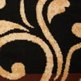 thumbnail image 5 of Home Dynamix Premium Nile Contemporary Geometric Scroll Area Rug, Black/Brown, 21"x35", 5 of 5