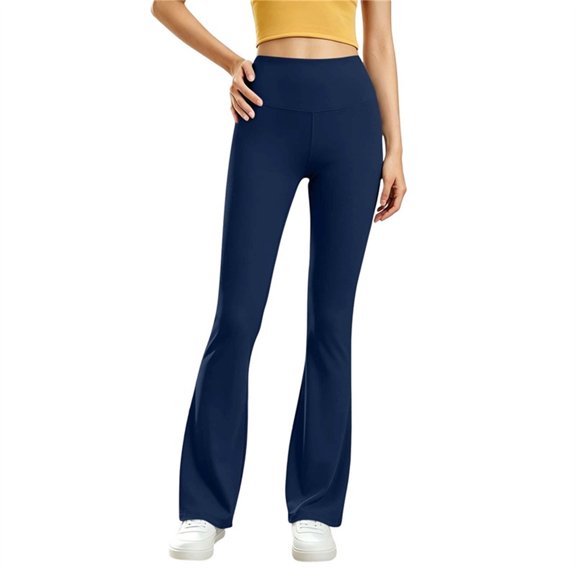 Women's Flare Yoga Pants High Waist Boot Cut Leggings, 4 Way Stretch Fabric, Soft Breathable, Tummy Control for Yoga Workout Running