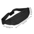 thumbnail image 2 of MUSOIE Large Crossbody Fanny Pack Waist Wallet Bag Adjustable Waterproof Belt Pouch for Travel Black, 2 of 9