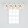 thumbnail image 2 of Ambesonne Animals Window Valance, Animals Watercolors, 54" X 18", Multicolor, 2 of 3