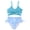 Light Blue, variant on Ardorlove Girls Swimsuit Bathing Suits Criss Cross Bikini Set Two Piece Kids Teen Girls' Swimwear Bathing Suit 7-16T