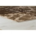 thumbnail image 3 of MDA Home Asja 5'x8' Floral and Botanical Fabric Area Rug in Beige/Brown, 3 of 3