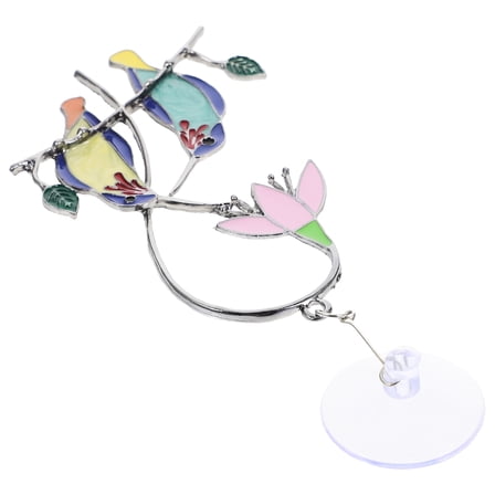 Metal Hummingbird Garden Statue Bird Ornament for Lawn Patio Porch Outdoor Home Decoration